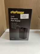 Challenge 2kw Ceramic fan Heater. RRP £32 - GRADE U