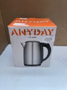 John Lewis Anyday 1.7L kettle. RRP £25 - GRADE U