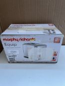 Morphy Richards 2 slice Equip toaster. RRP £30 - GRADE U