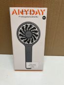 John Lewis 4 inch handheld fan - Rechargeable. RRP £12 - GRADE U