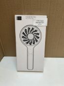 John Lewis 4 inch handheld fan - Rechargeable. RRP £12 - GRADE U