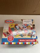 Little Tikes Wooden cash register. RRP £20 - GRADE U
