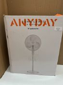 John Lewis 16 Inch pedestal fan. RRP £30 - GRADE U