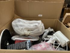 Assorted box of electrical Items from John Lewis/Amazon/Argos. Approx. RRP £150 - £200 - GRADE U