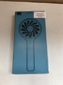 John Lewis 4 inch handheld fan - Rechargeable. RRP £12 - GRADE U