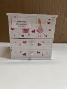 Mele and co. Music box and jewellery box. RRP £15 - GRADE U