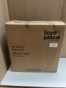 Lloyd Pacal 2 drawer table - Dark Chevron. RRP £100 - GRADE U