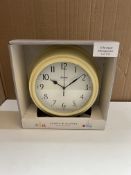 Jones Clocks yellow can. RRP £25 - GRADE A