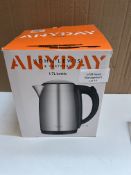 John Lewis Anyday 1.7L kettle. RRP £25 - GRADE U