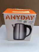 John Lewis Anyday 1.7L kettle. RRP £25 - GRADE U