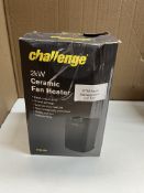 Challenge 2kw Ceramic fan Heater. RRP £32 - GRADE U