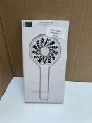 John Lewis 4 inch handheld fan - Rechargeable. RRP £12 - GRADE U