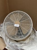 John Lewis pedestal fan - Wood effect. RRP - GRADE U