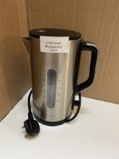 John Lewis 1.7L Coated stainless steel Kettle. RRP £45 - GRADE U