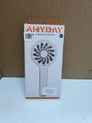 John Lewis 4 inch handheld fan - Rechargeable. RRP £12 - GRADE U