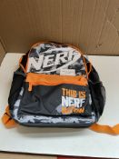 Nerf day pack/ ruck sack. RRP £20 - GRADE U