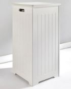 (106) Lot RRP £113. 3x Items. 1x New England Slimline Laundry Hamper White RRP £49, Dimensions: (...
