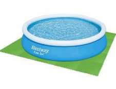 (104) Lot RRP £102. 2x Bestway Items. 1x Bestway Flowclear AquaClean Pool Cleaning Kit RRP £75. 1...
