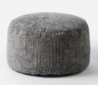 (103) Lot RRP £135. 3x Chunky Weave Pouffe (1x Charcoal, 2x Forest Green) RRP £45 Each. Dimension...