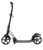 (63) RRP £100. Reid C3 Scooter Black. 230mm Front, 200mm Rear PU Wheel With ABEC 7 Carbon Steel B...
