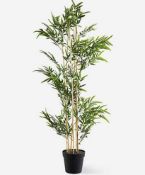 (91) Artificial Bamboo Tree In Pot.