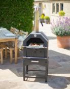 (26) RRP £207. La Hacienda Multi Function Pizza Oven Black. Can Cook Artisan Style Pizza, Tasty B...
