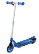 (76) EVO Blue Electric Scooter. Twist & Go Motor Operation. Speeds up to 8-10kmph. Dimensions: (8...
