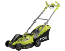 Title: (74/5I) Lot RRP £218. 2x Ryobi Items. 1x 1600W 36cm Lawn Mower RLM16E36H RRP £149. 1x 18V