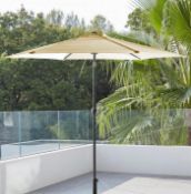 Title: (97/5E) RRP £109. Solana 3m Parasol Natural. Made Of Polyester Fabric With Uv50+ And Grade