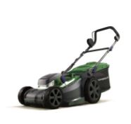 Title: (21/5M) RRP £249. Powerbase Cordless Lawn Mower 40cm 40V. (With 1x Dual Charger, 2x