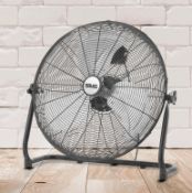 Title: (32/2G) Lot RRP £60. 2x Arlec 20Ó High Velocity Industrial Floor Fan Chrome RRP £60 Each. (1x