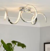 Title: (46/5O) Lot RRP £340 Ð 5x Lighting Items. 1x Napier LED 3 Arm Semi Flush Ceiling Light Chrome