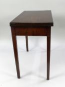 Late Georgian Inlaid Mahogany Card Table