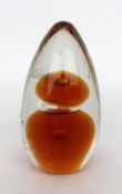 Vintage Wedgwood Glass Paperweight