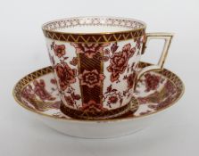 Royal Crown Derby Chatsworth Tea Cup & Saucer c.1887