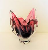 Italian Murano Art Glass Vase