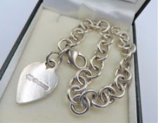 Vintage Sterling Silver Bracelet Hallmarked 1970