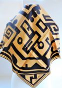 Vintage Richard Allen Signed Silk Scarf 70cm Square