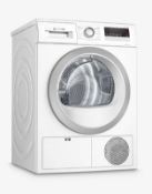 Item Description - Bosch Serie 4 WTH85222GB Freestanding Heat Pump Tumble Dryer, White - Stoc...