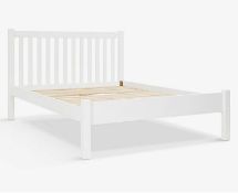 Item Description - John Lewis ANYDAY Wilton Bed Frame, Double, White - Stock Number - 8034...