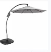 John Lewis & Partners 3m Freestanding parasol -Grading Info - Grey RI003023404 faulty parasol