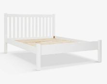 Item Description - John Lewis ANYDAY Wilton Bed Frame, Double, White - Stock Number - 8034...