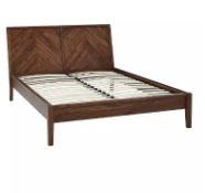 Item Description - John Lewis - Padma Parquet Bed Frame, Double, Brown - Stock Number - 80...