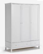 Item Description - John Lewis ANYDAY Wilton 3 Door Wardrobe, White - Stock Number - 803122...