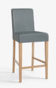 Item Description - John Lewis ANYDAY Slender Faux Leather Dining Chairs, Set of 2, Dark Grey -...