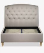 Item Description - John Lewis Rouen Upholstered Bed Frame, Double, Cotton Effect - Stock Numb...