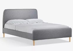 Item Description - John Lewis ANYDAY Bonn Upholstered Bed Frame, Double, Saga Grey - Stock Nu...