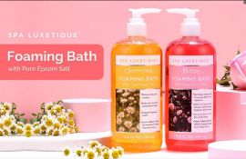 Spa Luxetique New Sealed Sets Of 2 755Ml Rose and Chamomile Foaming