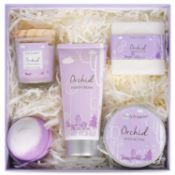 New Boxed Bath and Body Gift Set - Luxurious 6 Pcs Bath Kit for Women, Body and Earth Spa Set