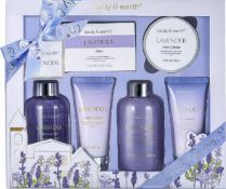 Bath and Body Gift Set - Luxurious 6 Pcs Bath Kit for Women, Body and Earth Spa Set